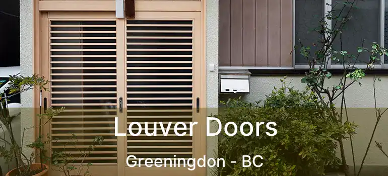  Louver Doors Greeningdon - BC