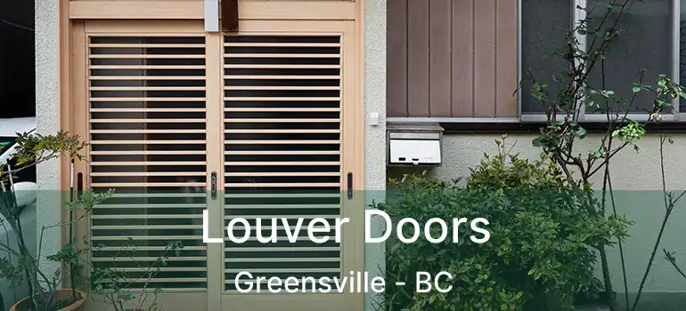  Louver Doors Greensville - BC