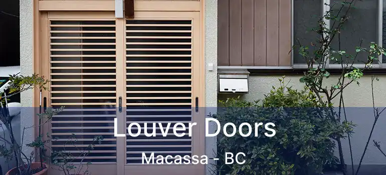  Louver Doors Macassa - BC