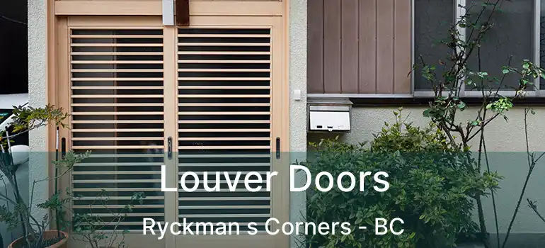  Louver Doors Ryckman s Corners - BC