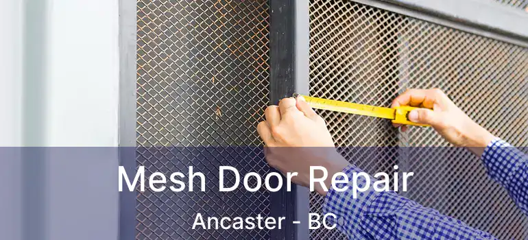  Mesh Door Repair Ancaster - BC