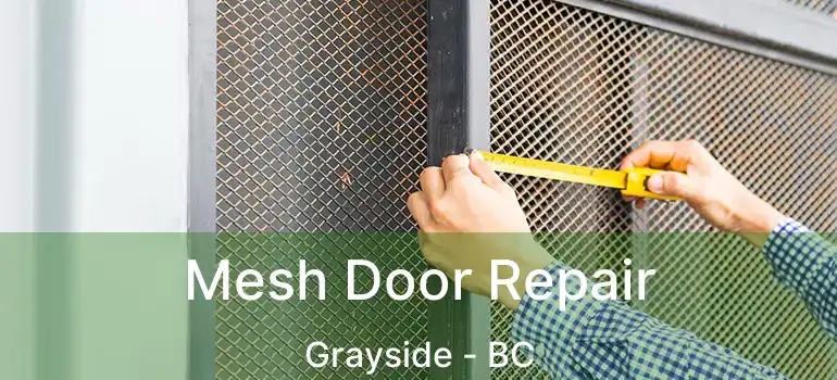  Mesh Door Repair Grayside - BC