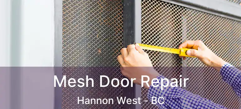  Mesh Door Repair Hannon West - BC