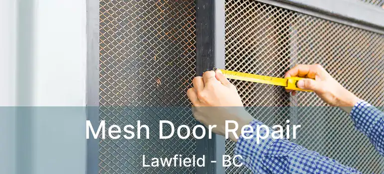 Mesh Door Repair Lawfield - BC