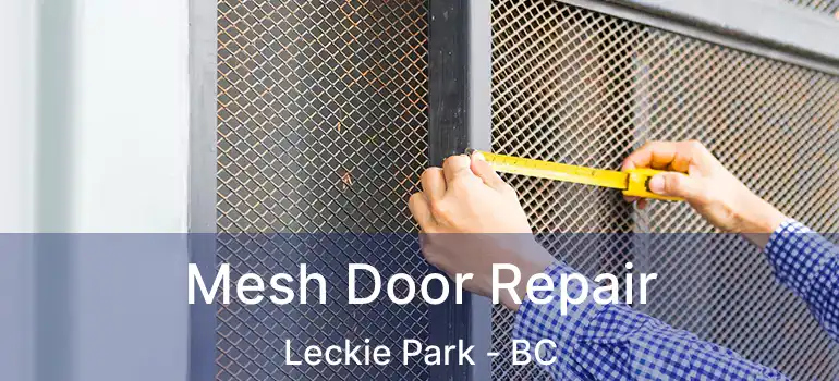  Mesh Door Repair Leckie Park - BC