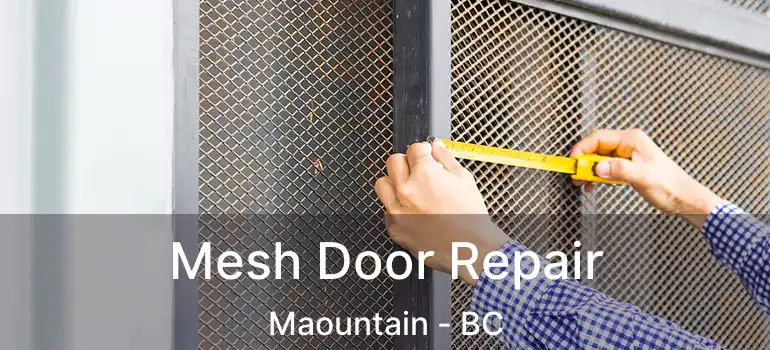  Mesh Door Repair Maountain - BC