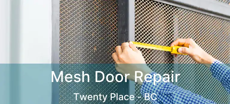  Mesh Door Repair Twenty Place - BC