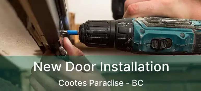 New Door Installation Cootes Paradise - BC