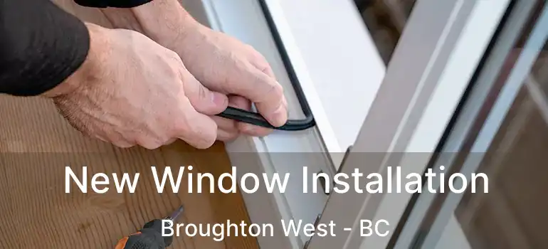  New Window Installation Broughton West - BC
