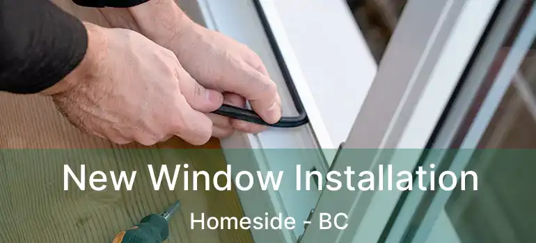  New Window Installation Homeside - BC