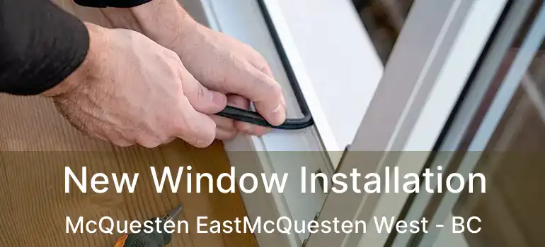  New Window Installation McQuesten EastMcQuesten West - BC