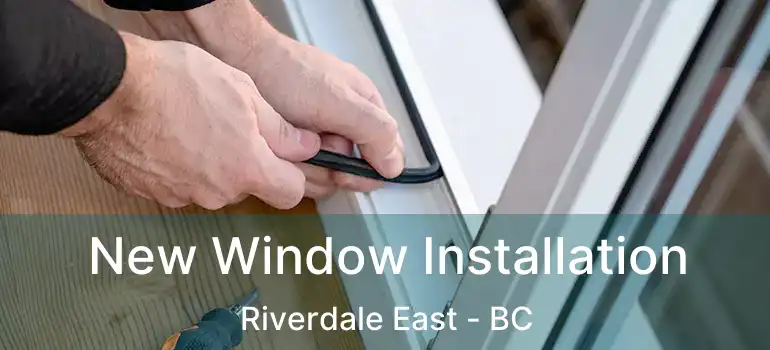  New Window Installation Riverdale East - BC