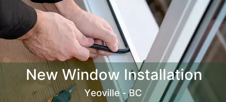  New Window Installation Yeoville - BC