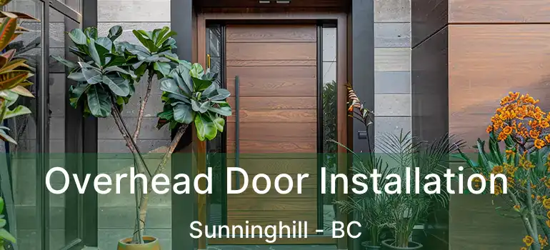  Overhead Door Installation Sunninghill - BC