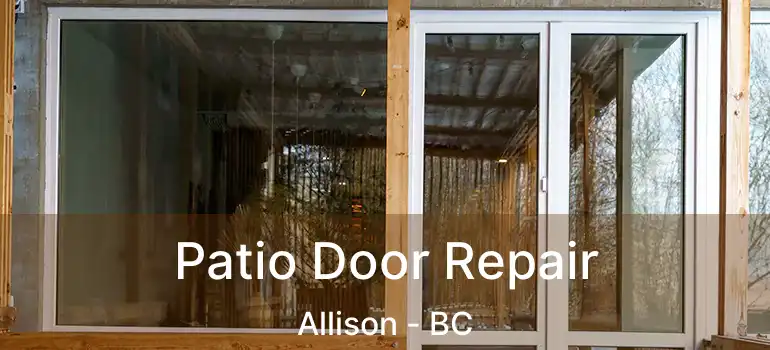 Patio Door Repair Allison - BC