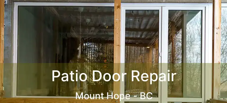  Patio Door Repair Mount Hope - BC