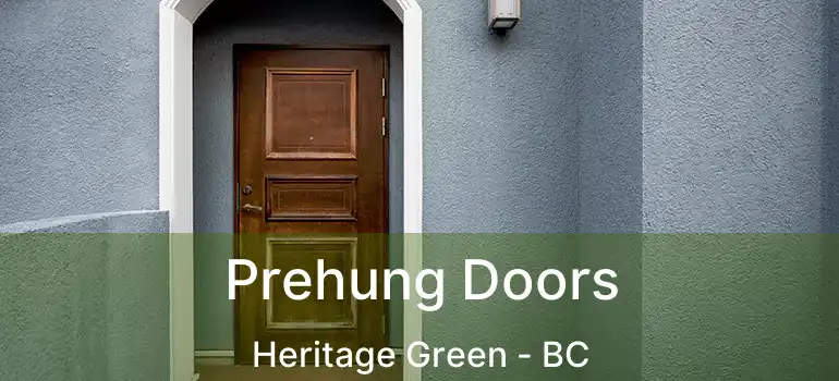  Prehung Doors Heritage Green - BC