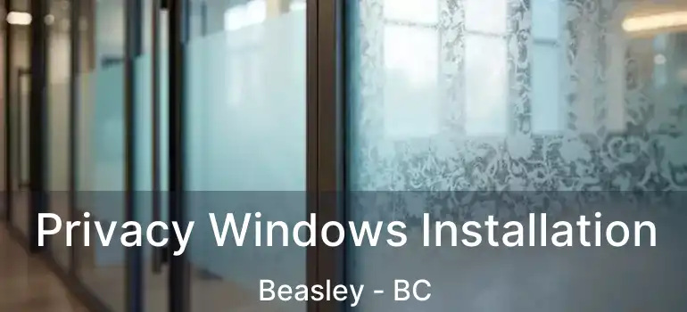  Privacy Windows Installation Beasley - BC