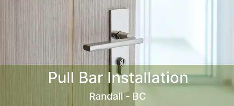  Pull Bar Installation Randall - BC