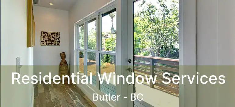  Residential Window Services Butler - BC