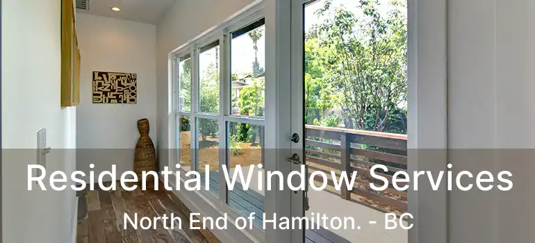  Residential Window Services North End of Hamilton. - BC