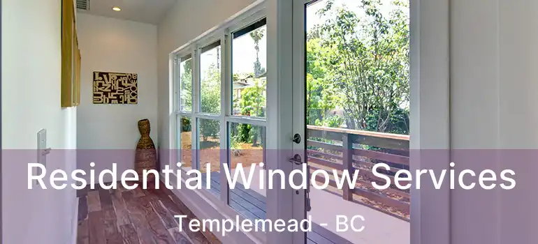  Residential Window Services Templemead - BC