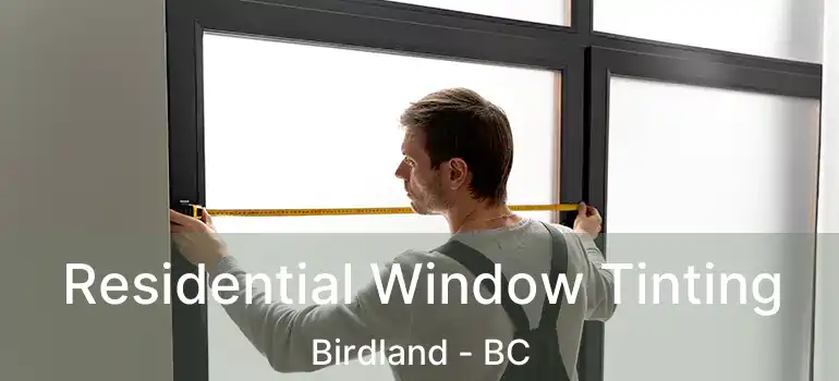 Residential Window Tinting Birdland - BC