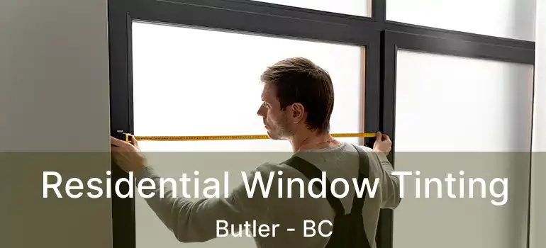  Residential Window Tinting Butler - BC