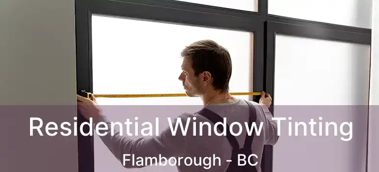  Residential Window Tinting Flamborough - BC