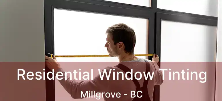  Residential Window Tinting Millgrove - BC