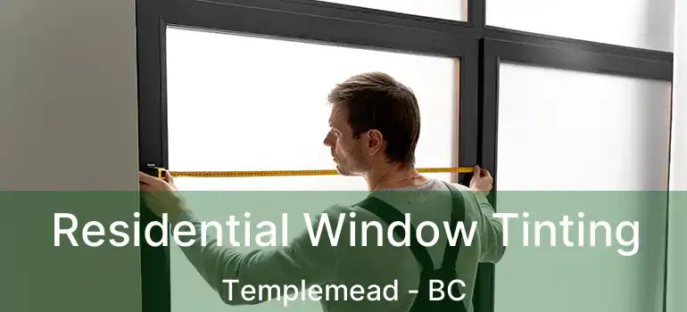  Residential Window Tinting Templemead - BC