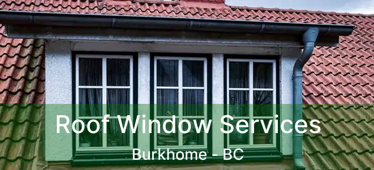  Roof Window Services Burkhome - BC