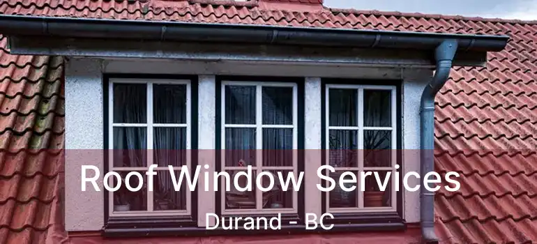 Roof Window Services Durand - BC