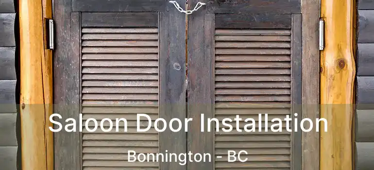  Saloon Door Installation Bonnington - BC