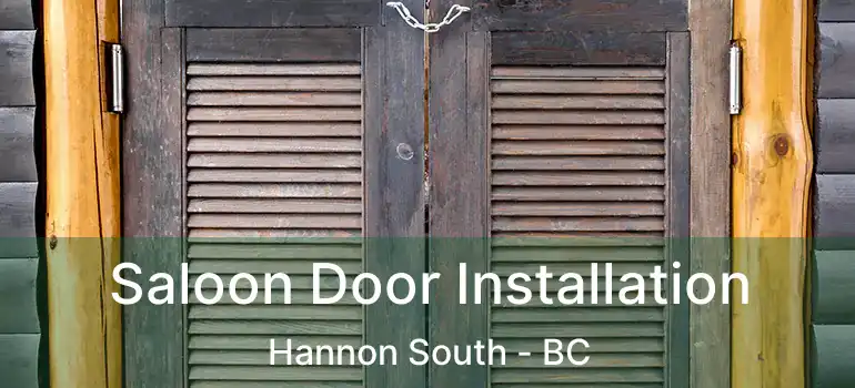  Saloon Door Installation Hannon South - BC
