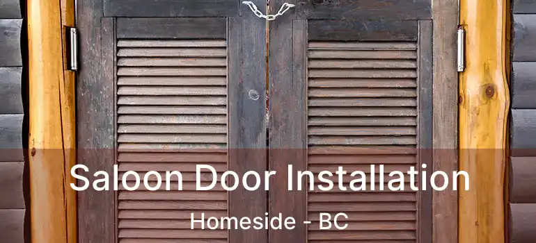  Saloon Door Installation Homeside - BC
