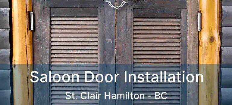  Saloon Door Installation St. Clair Hamilton - BC
