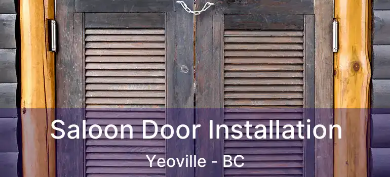  Saloon Door Installation Yeoville - BC