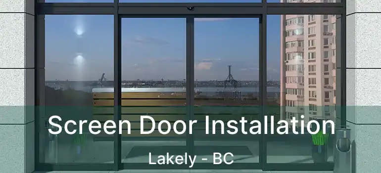  Screen Door Installation Lakely - BC