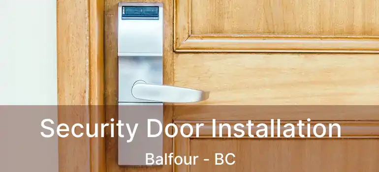  Security Door Installation Balfour - BC