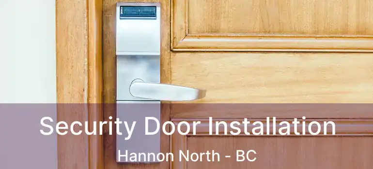  Security Door Installation Hannon North - BC
