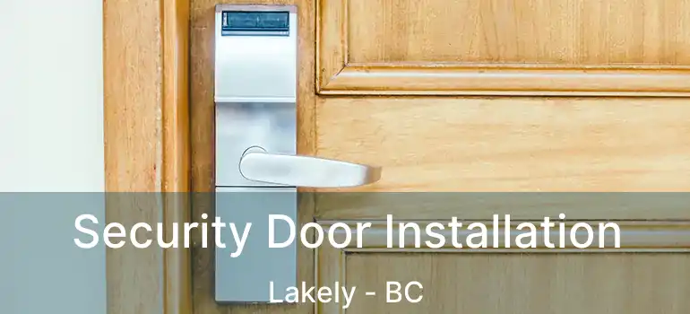  Security Door Installation Lakely - BC