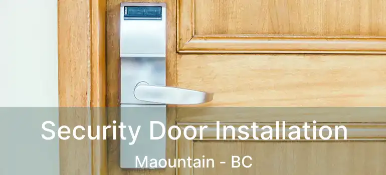  Security Door Installation Maountain - BC