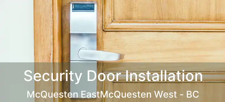  Security Door Installation McQuesten EastMcQuesten West - BC
