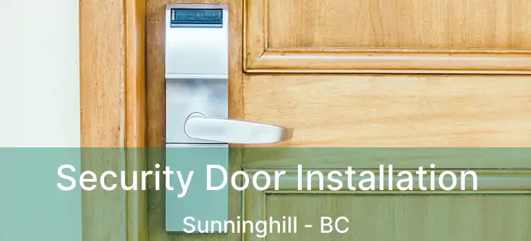  Security Door Installation Sunninghill - BC
