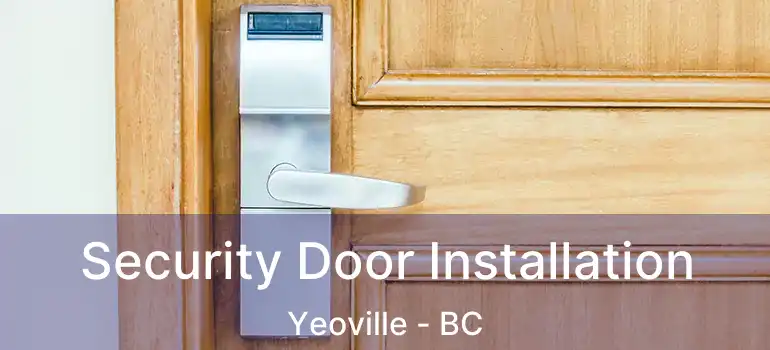  Security Door Installation Yeoville - BC