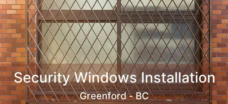 Security Windows Installation Greenford - BC