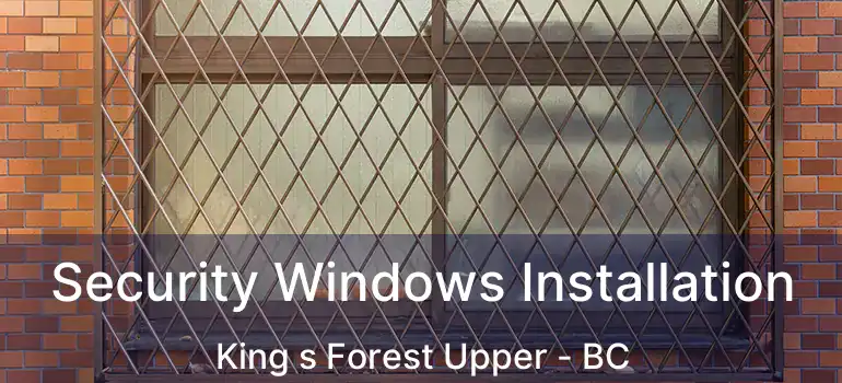  Security Windows Installation King s Forest Upper - BC