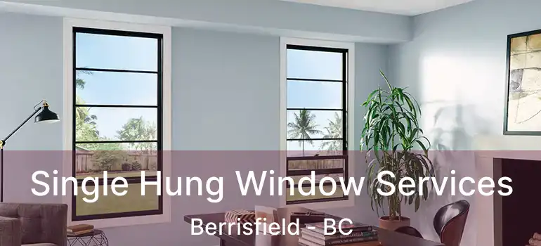  Single Hung Window Services Berrisfield - BC