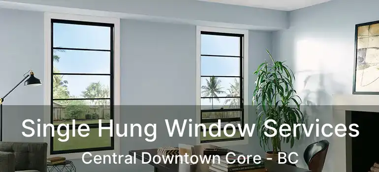  Single Hung Window Services Central Downtown Core - BC